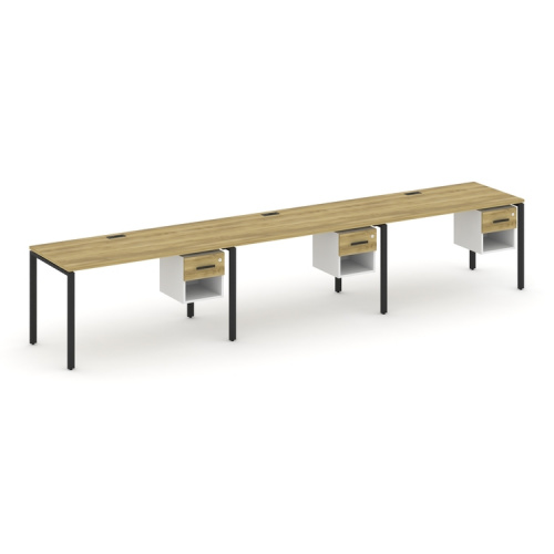 Бенч-система на 3 места с подвесными тумбами Concept CN.ORS-139 фото 6