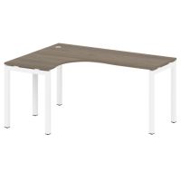 Стол криволинейный левый на П-обр. м/к Metal System Quattro 50БП.СА-4 (L)